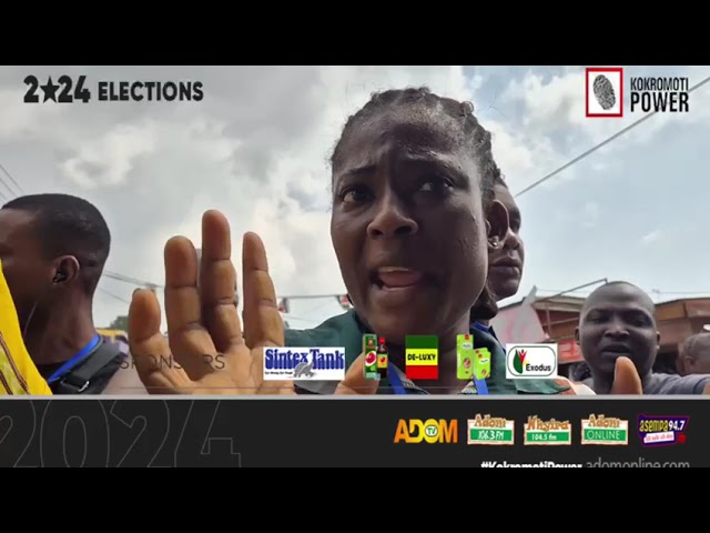 ⁣Tension running high at Church of Pentecost Assembly polling center in Ablekuma North Constituency