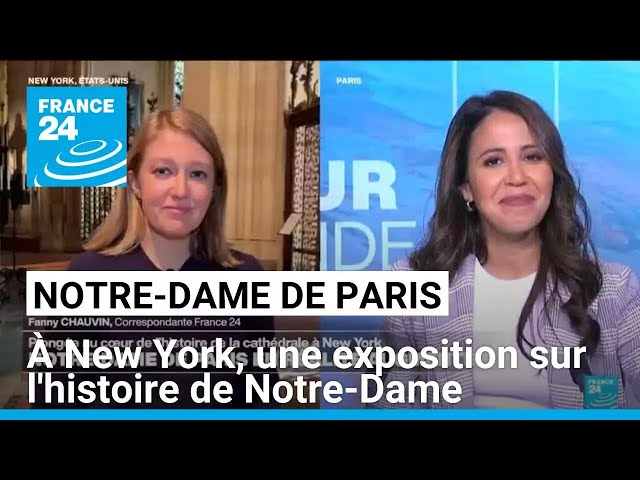 ⁣Une exposition sur Notre-Dame de Paris dans le quartier de Harlem, à New York • FRANCE 24