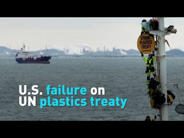 ⁣U.S. failure on UN plastics treaty