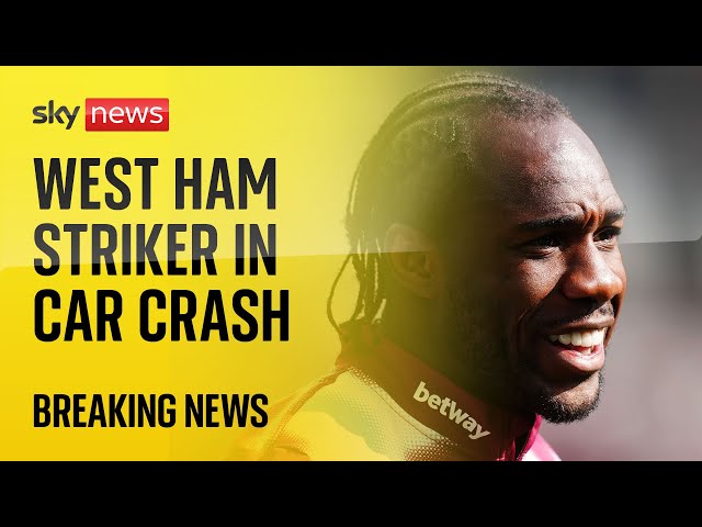 ⁣West Ham striker Michail Antonio involved in car crash