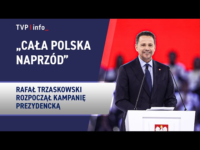 ⁣Rafał Trzaskowski rozpoczął kampanię prezydencką