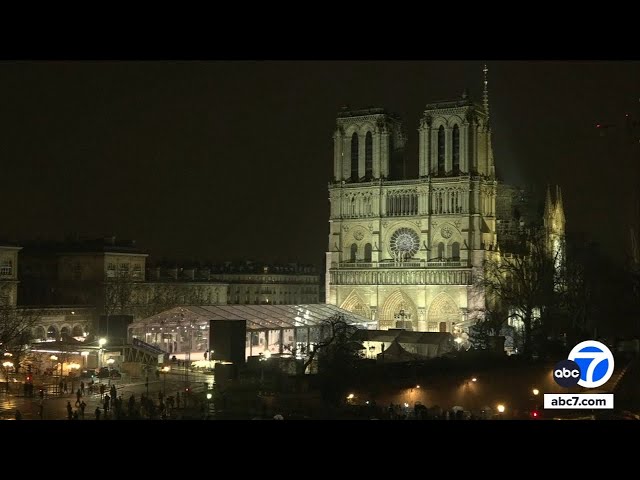 ⁣Notre Dame reopens its doors to world leaders in rare symbol of unity