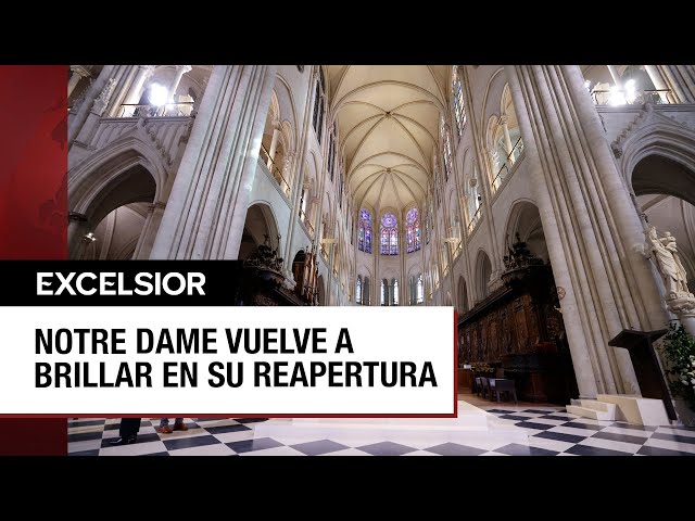 ⁣Catedral de Notre Dame vuelve a abrir sus puertas cinco años después de su incendio