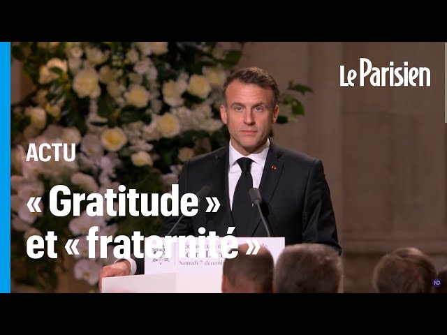 ⁣Notre-Dame : pour Macron, « Nous avons redécouvert que nous pouvions réaliser l’impossible »