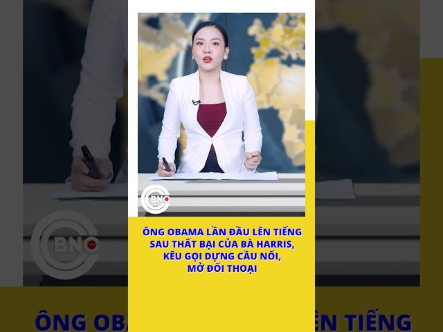 ⁣Ông Obama lần đầu lên tiếng sau thất bại của bà Harris, kêu gọi dựng cầu nối, mở đối thoại