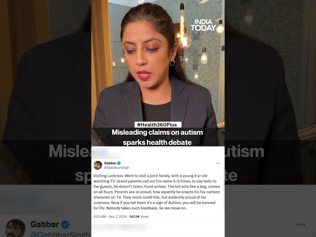 ⁣Misleading Claims On Autism By A Popular X User Sparks Debate #shorts #indiatodayshorts #indiatoday