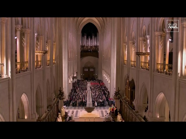 ⁣En Direct: La cérémonie de réouverture de la cathédrale Notre-Dame de Paris