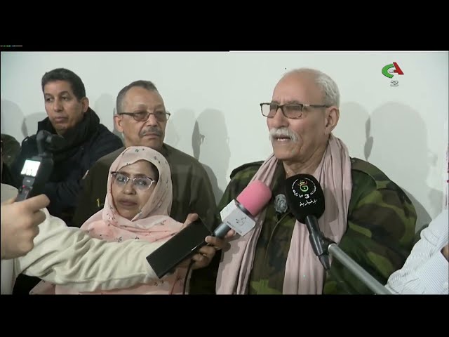 ⁣Le président  sahraoui rencontre les participants à la rencontre sur les droits du peuple sahraoui