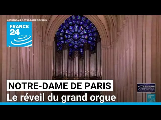 ⁣Réouverture de Notre-Dame de Paris : le réveil du grand orgue • FRANCE 24