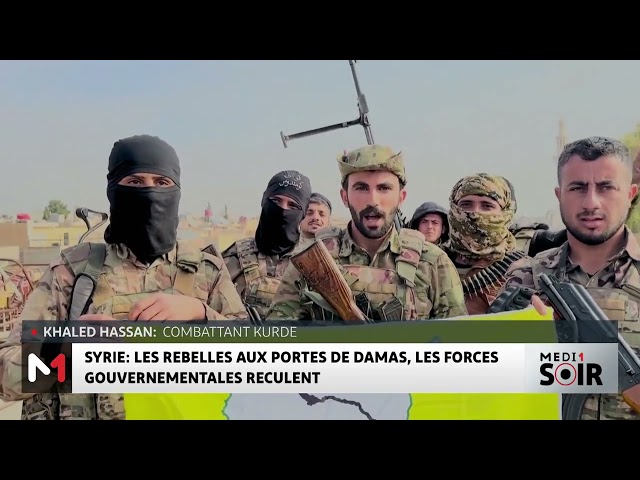 ⁣Syrie : les rebelles aux portes de Damas, les forces gouvernementales reculent