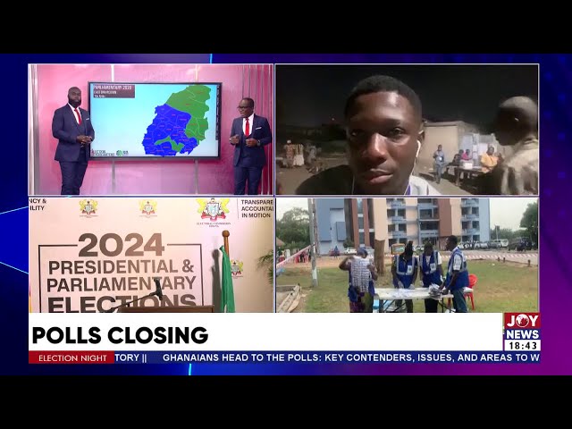 ⁣Polls closing: Subin provisional results from some polling centres