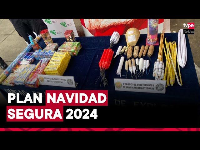 ⁣Plan Navidad Segura 2024 para evitar accidentes y el uso de pirotécnicos