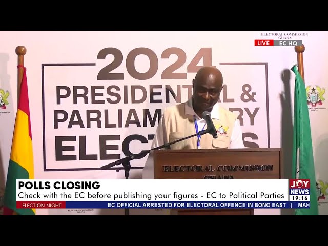 ⁣EC Press Conference: 95% of polling centres are done - EC