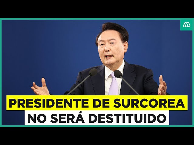 ⁣Tensión en Corea del Sur: Presidente logra evitar destitución