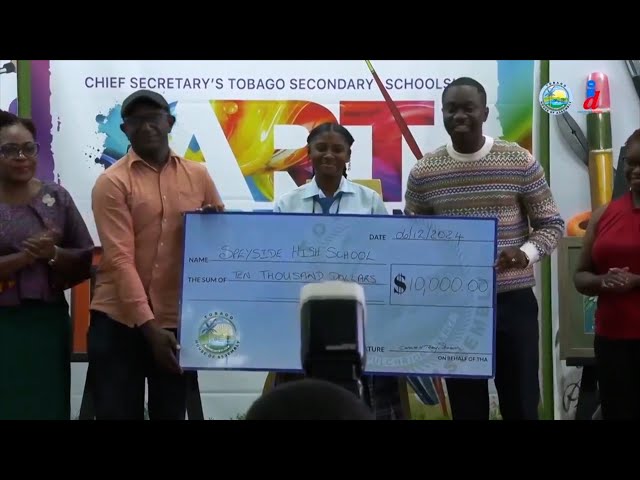 ⁣Speyside High School Wins Chief Secretary’s Tobago Secondary Schools' Art Competition