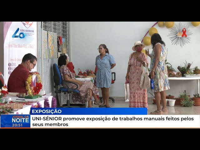 ⁣UNI-SÉNIOR promove exposição de trabalhos manuais feitos pelos seus membros