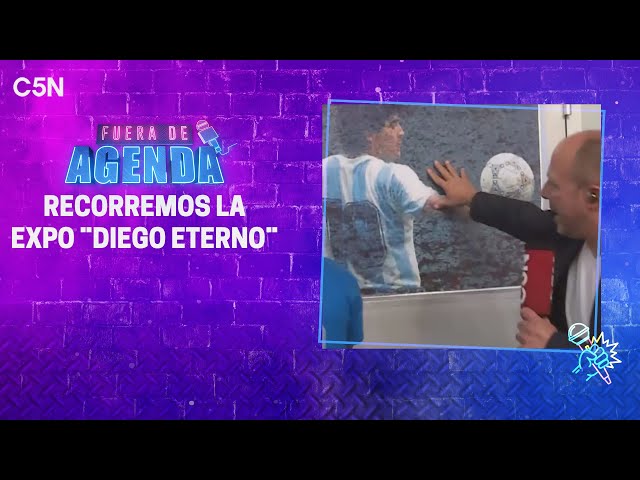 ⁣FUERA DE AGENDA en la EXPOSICIÓN de DIEGO MARADONA en LA RURAL