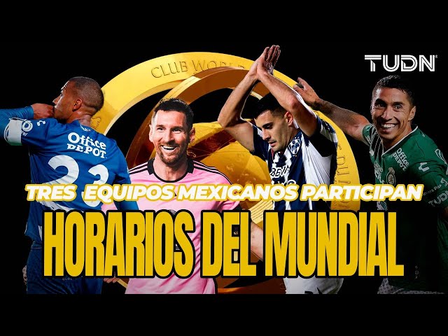 ⁣¡OFICIAL!  Tenemos calendario de Mundial de Clubes: ¿Cuándo juegan los mexicanos y Real Madrid?