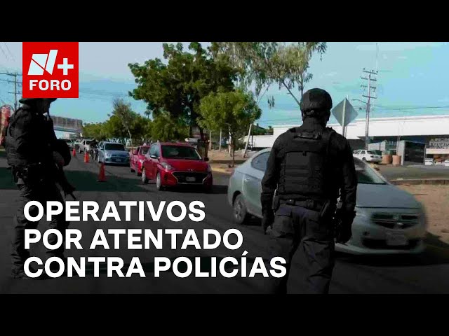 ⁣Realizan operativos luego de atentado contra policías estatales en Culiacán, Sinaloa - Las Noticias