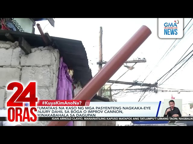 ⁣#KuyaKimAnoNa? - Bilang ng mga nagkaka-eye injury dahil sa boga... | 24 Oras