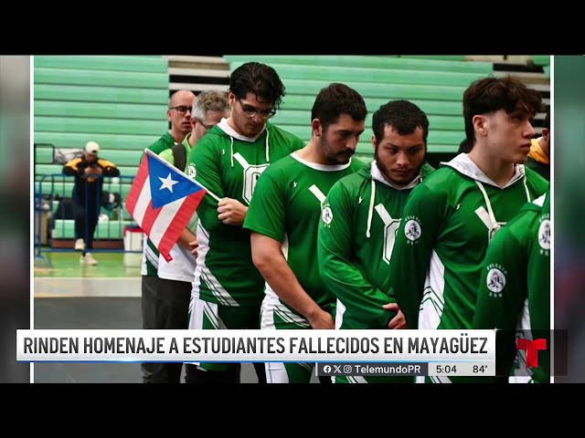 ⁣Atletas del RUM rinden homenaje a compañeros fallecidos en accidente