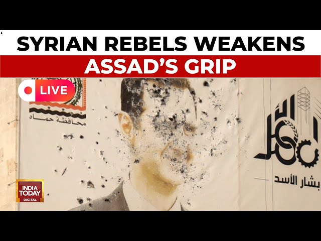 ⁣Syrian Rebels Close in on Damascus as President Assad’s Grip Weakens | India Today LIVE