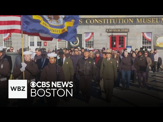 ⁣Service members in Boston hold ceremony for 83rd year since Pearl Harbor