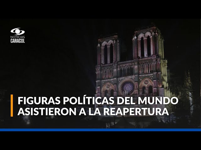 ⁣Así se vivió la reapertura de la catedral Notre Dame en París