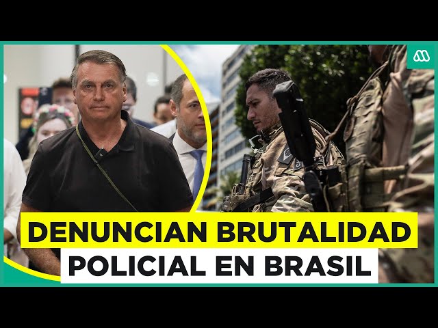 ⁣Denuncian brutalidad policial en Sao Paulo, Brasil