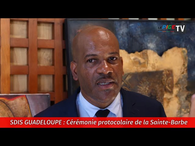 ⁣SDIS Guadeloupe : Cérémonie protocolaire de la Sainte-Barbe