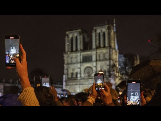 ⁣Paris' iconic Notre Dame cathedral reopens for worship five years after devastating fire