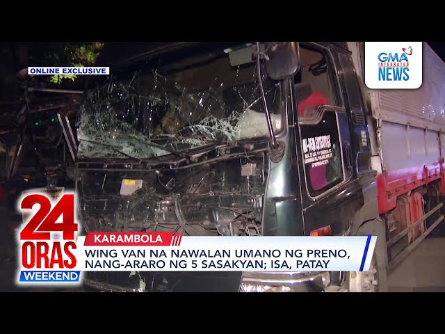 ⁣24 Oras Weekend ONLINE EXCLUSIVE December 7, 2024 - Wing van na umano'y... | 24 Oras Weekend