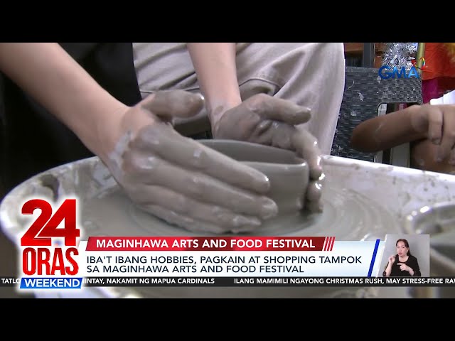 ⁣Iba't ibang hobbies, pagkain at shopping tampok sa Maginhawa Arts and Food Festival| 24 Oras We