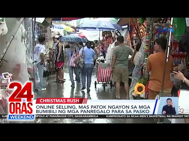 ⁣Online selling, mas patok ngayon sa mga bumibili ng mga panregalo para sa pasko | 24 Oras Weekend