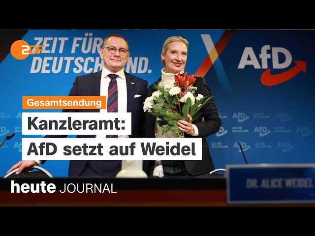 ⁣heute journal vom 07.09.2024 Notre-Dame feierlich eröffnet, erste Kanzlerkandidatin der AfD