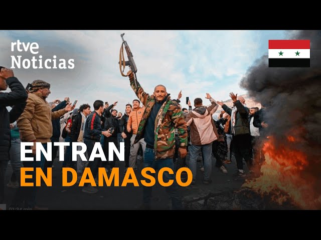 ⁣SIRIA: Los REBELDES celebran la "VICTORIA" tras tomar DAMASCO y la huida de AL ASAD | RTVE