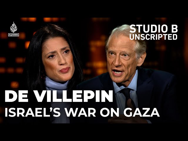 ⁣Former French PM condemns Israel's war on Gaza - Dominique de Villepin & Fatima Bhutto | St