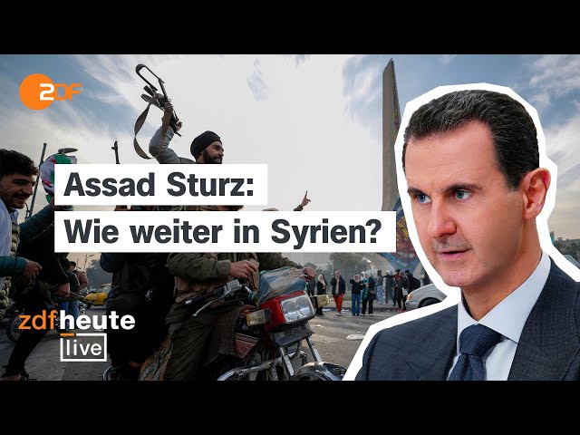 ⁣Rebellen verkünden Einnahme von Damaskus, Machthaber in Syrien abgesetzt | ZDFheute live