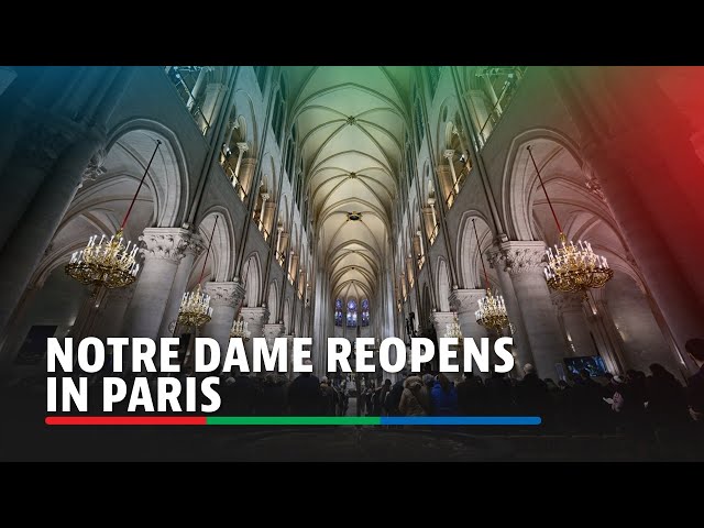 ⁣Organ recitals, choral performances and prayers: Notre-Dame re-opens with jubilant celebration