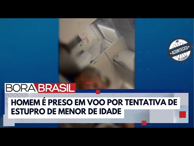 ⁣Aconteceu na Semana | Passageiro é preso em voo por tentativa de estupro de vulnerável