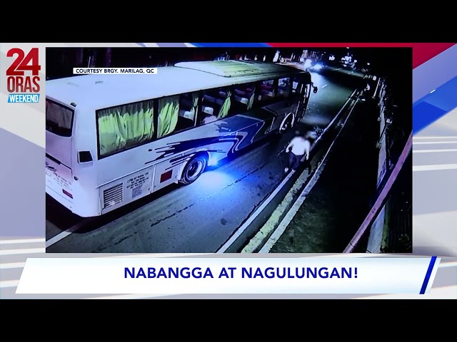 ⁣Babaeng tumawid, patay matapos mabangga at magulungan ng bus