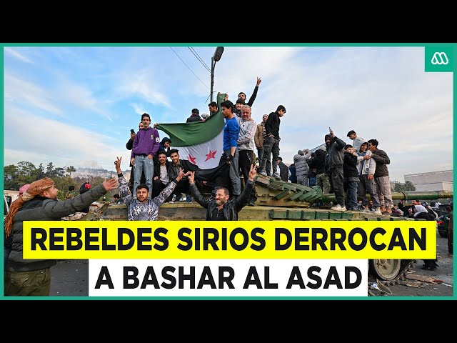 ⁣Rebeldes sirios se toman Damasco y derrocan a Bashar al Asad