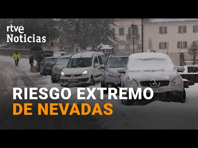 ⁣El TEMPORAL PONE en ALERTA ROJA a CINCO COMUNIDADES AUTÓNOMAS | RTVE Noticias