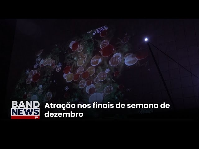 ⁣Teatro Unimed faz projeções natalinas em sua fachada | BandNews TV