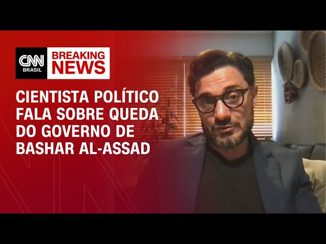 ⁣Cientista político fala sobre queda do governo de Bashar al-Assad | AGORA CNN