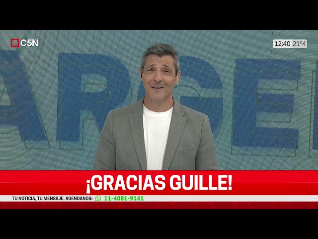 ⁣GUILLERMO FAVALE se despidió de la pantalla de C5N