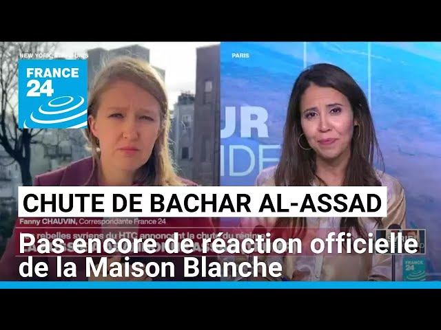 ⁣Chute de Bachar al-Assad : pas encore de réaction officielle de la Maison Blanche • FRANCE 24