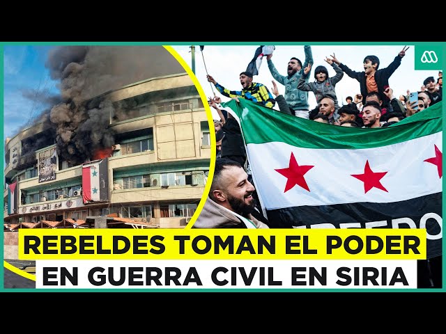 ⁣Guerra civil en Siria: Rebeldes derrocan régimen de Bashar al Assad y aseguran que escapó del país