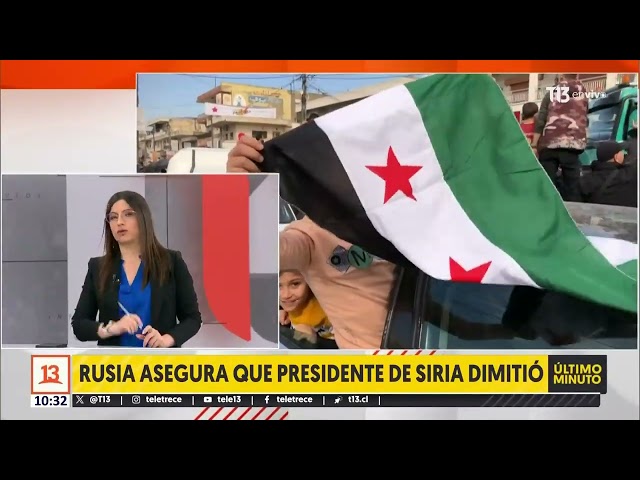 ⁣Rebeldes toman damasco y anuncian "nueva era" en Siria: Presidente huye del país