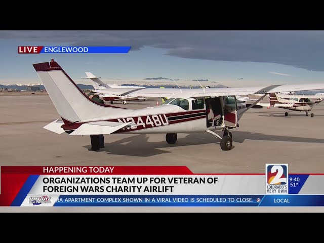 ⁣Organizations team up for Veterans of Foreign Wars charity airlift